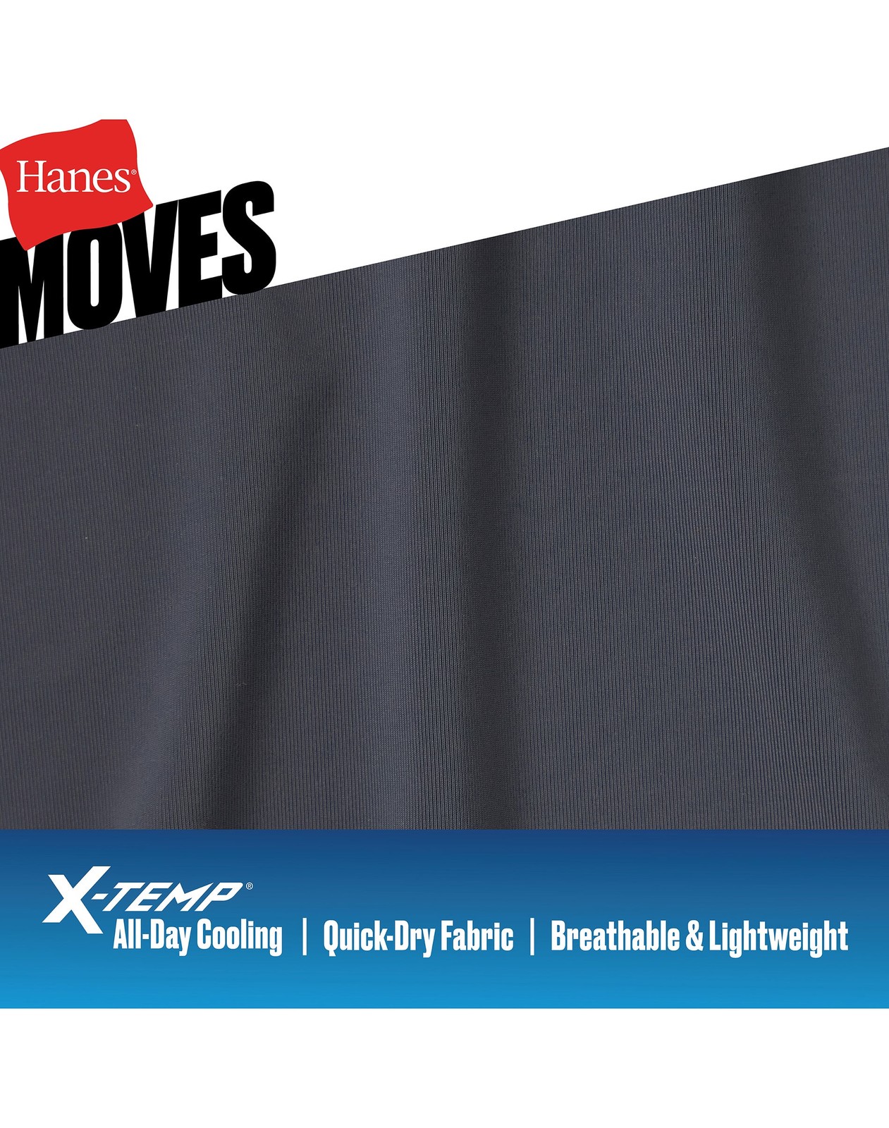 Hanes Moves Ultimate Men’s Anti-Chafe Long Leg Boxer Brief Underwear, Total