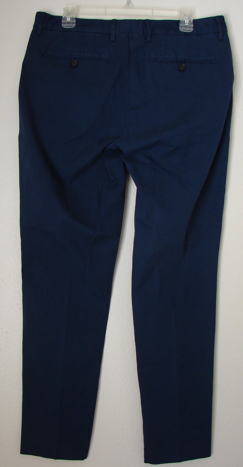 NWOT Navy Blue Slim Fit Stretch Italian Chinos from Bonobos, Size 33 X 32