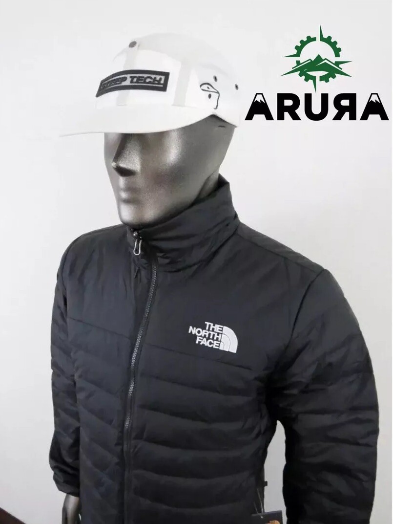 Mens The North Face Minoqua Flare 550-Down Packable Light Puffer Jacket – Black