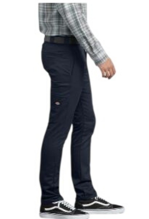 Dickies Mens Flex Work Pants Skinny Fit Straight Leg Navy 36×30 NEW WITH TAGS!!