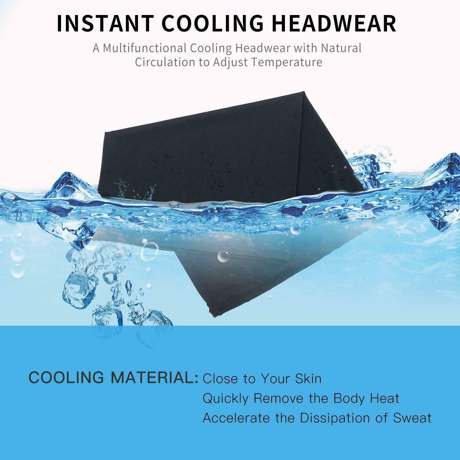 Neck Gaiter Elastic Face Mask Balaclava Bandana UV Protection Mask for Women Men
