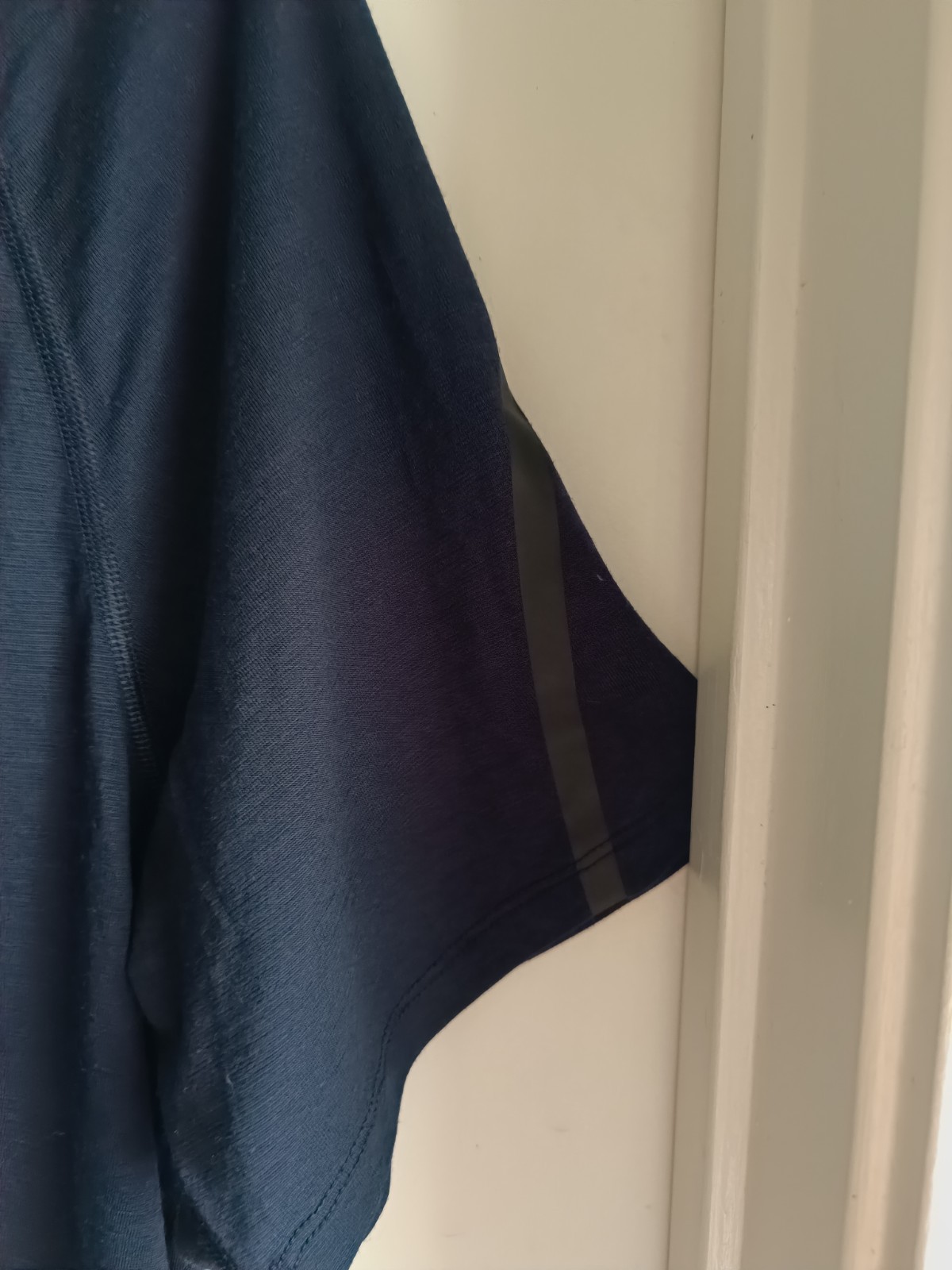 Paskho INNOVATOR LUXURIOUS MERINO SILK TRAVEL POLO Navy Blue XL Men’s 1/4 Zip