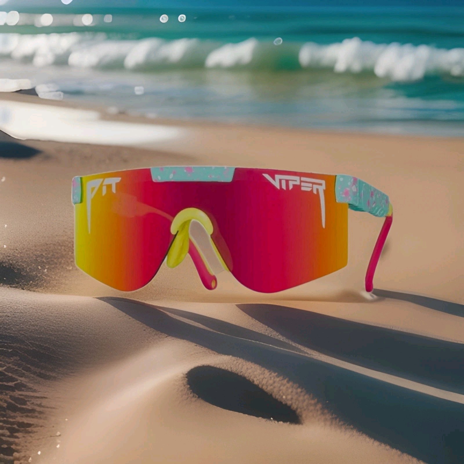 NEW Viper Pit Youth Polarized Sunglasses Sports Hiking Biking W/ Pouch