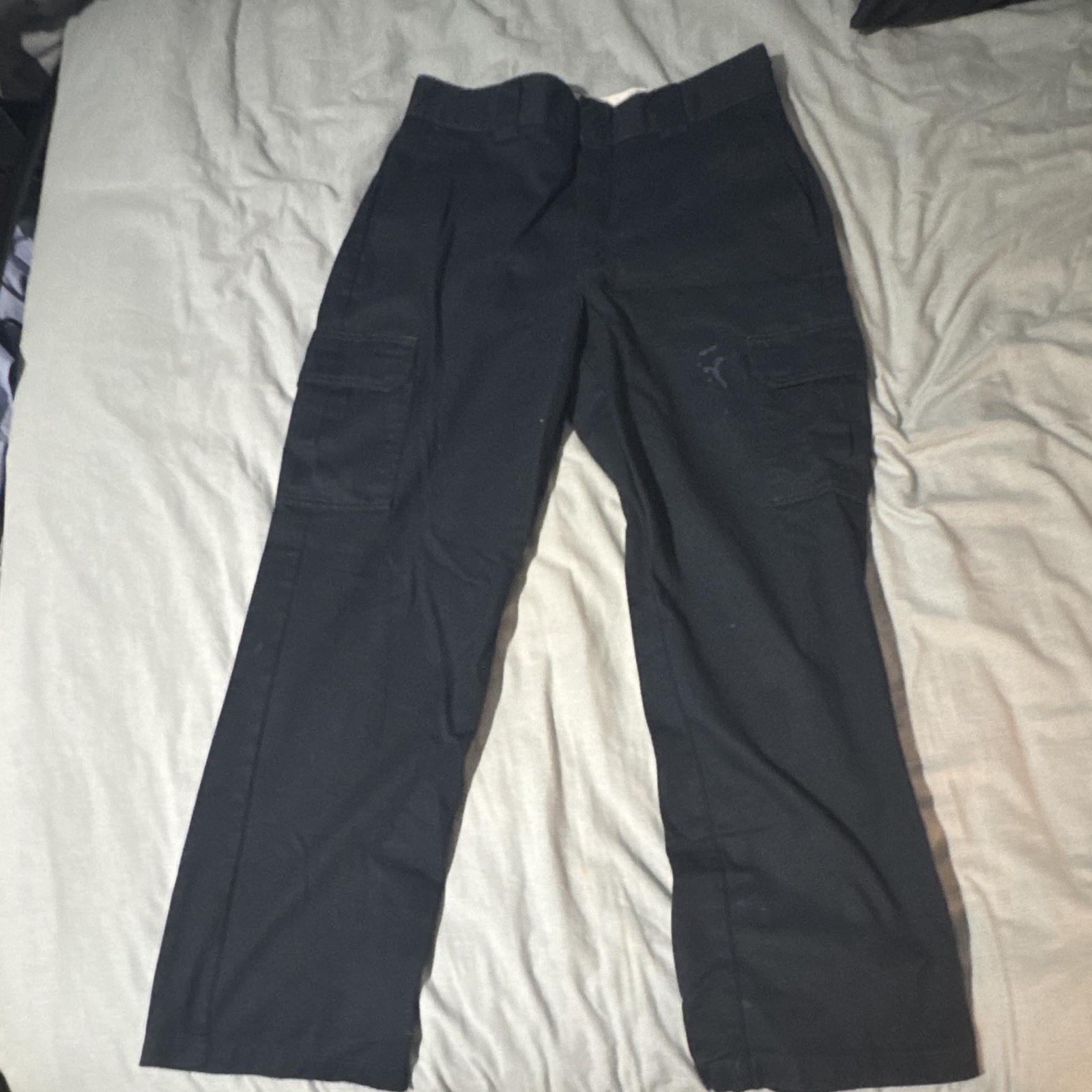 Dickies Men’s Relaxed Straight Black Workwear Pants 34W Twill Pocket