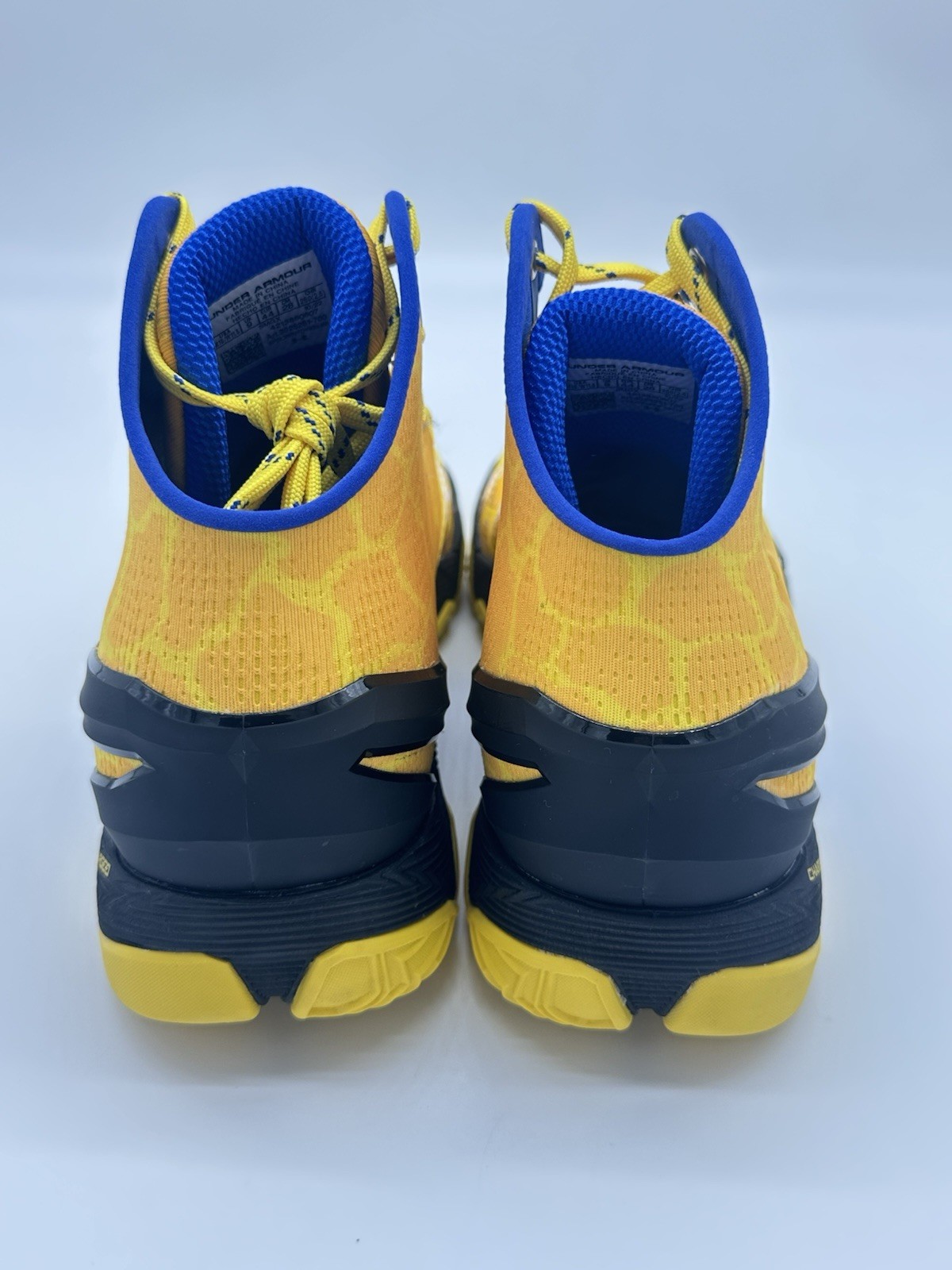 Under Armour Curry 2 Men’s Size 9.5 Double Bang Basketball Shoe Gold 3026281-700
