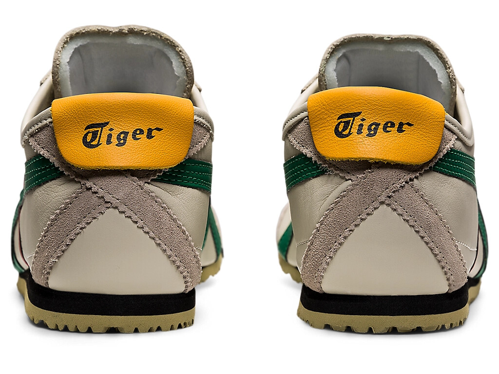 Onitsuka Tiger Mexico 66 1183C102-201 Cream Green Red Leather Shoes New Box