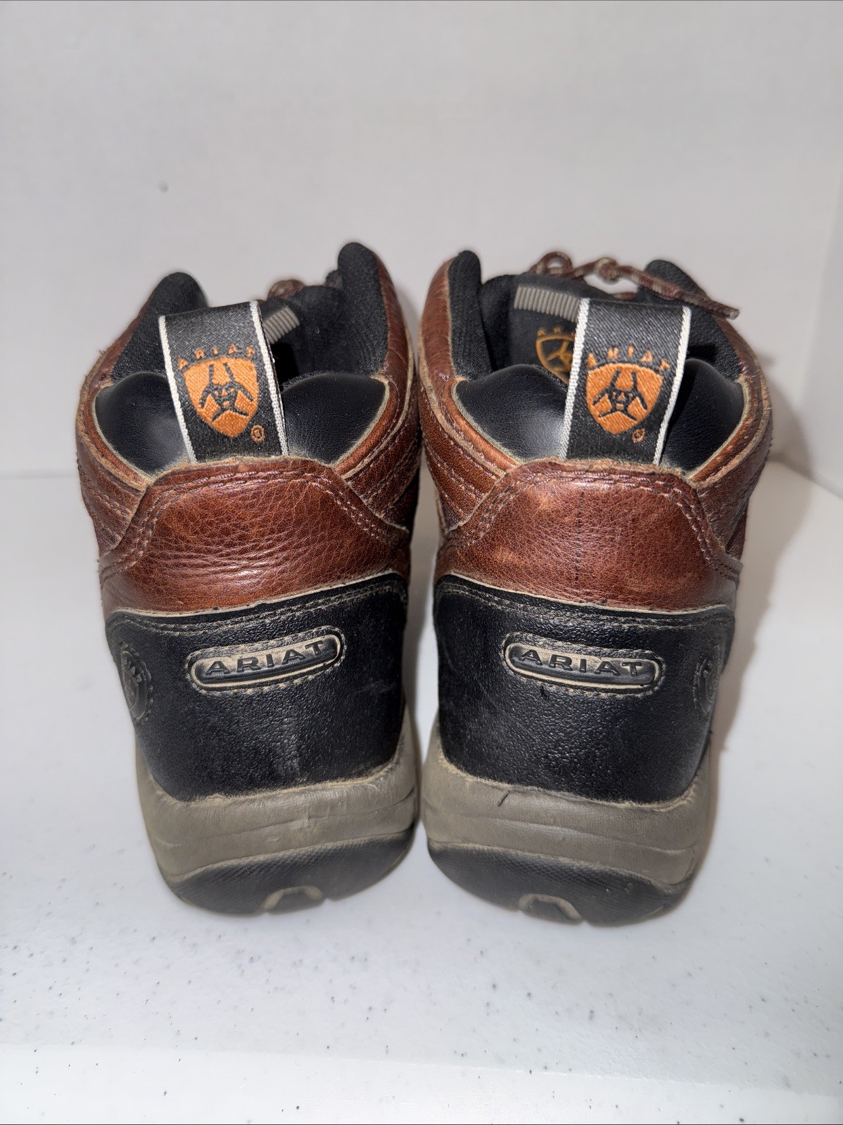 Ariat Terrain Work Boots Mens Size 9B Leather Waterproof Lace Up 10004138🔥👀