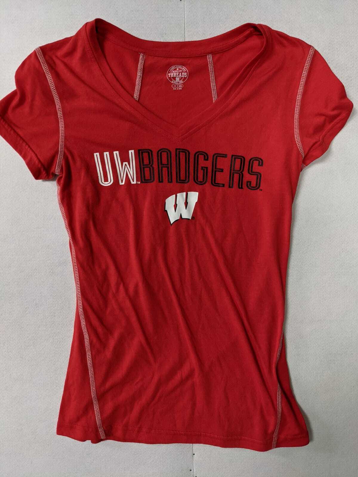 Rivalry Threads 91 UW Wisconsin Badgers Small 4/6 Womens Shirt