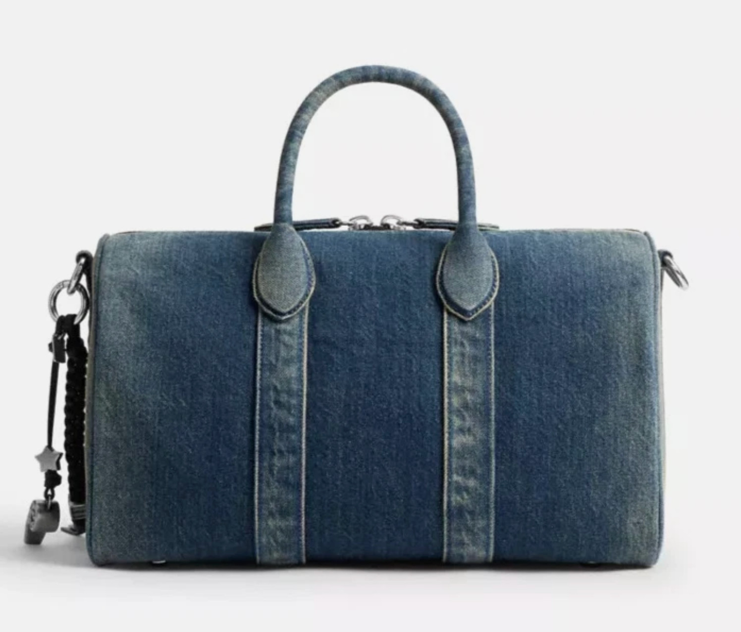 COACH Compass Bag 35 in Loved Denim CDU95 DDE Dark Denim_NWT_Expedited