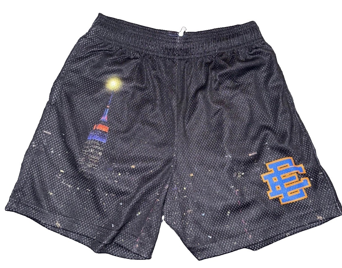Eric Emanuel EE Knicks Skyline Shorts Size Large Men