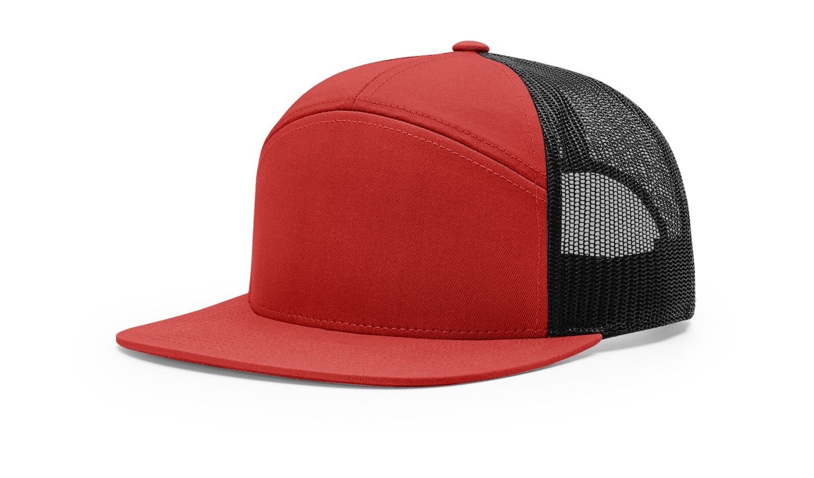 Richardson 7 Panel Trucker Hat 168 Adjustable Snapback Hi-Pro Mesh Cap OSFM