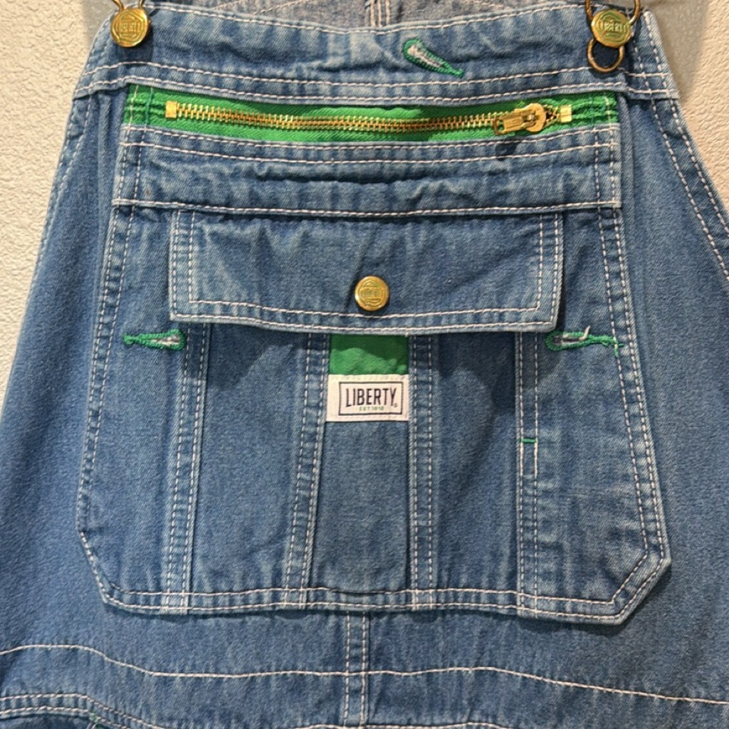 Liberty denim bib overall men 34×30 vintage