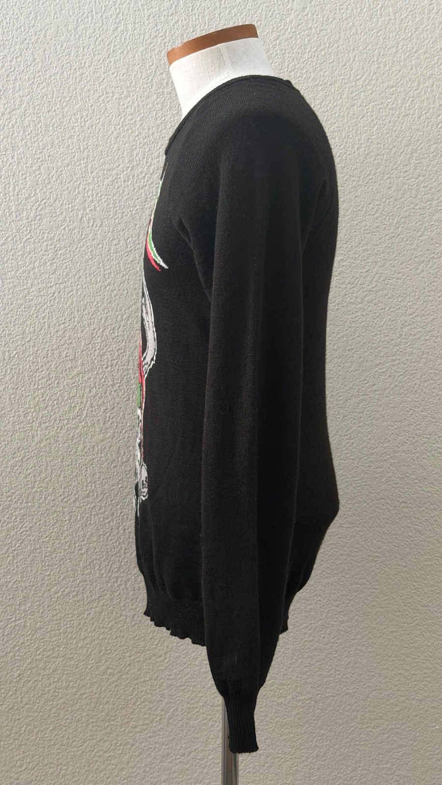 METALLICA Mens Sweater Sz XL Black Ugly Christmas Sweater Skull Wool Blend