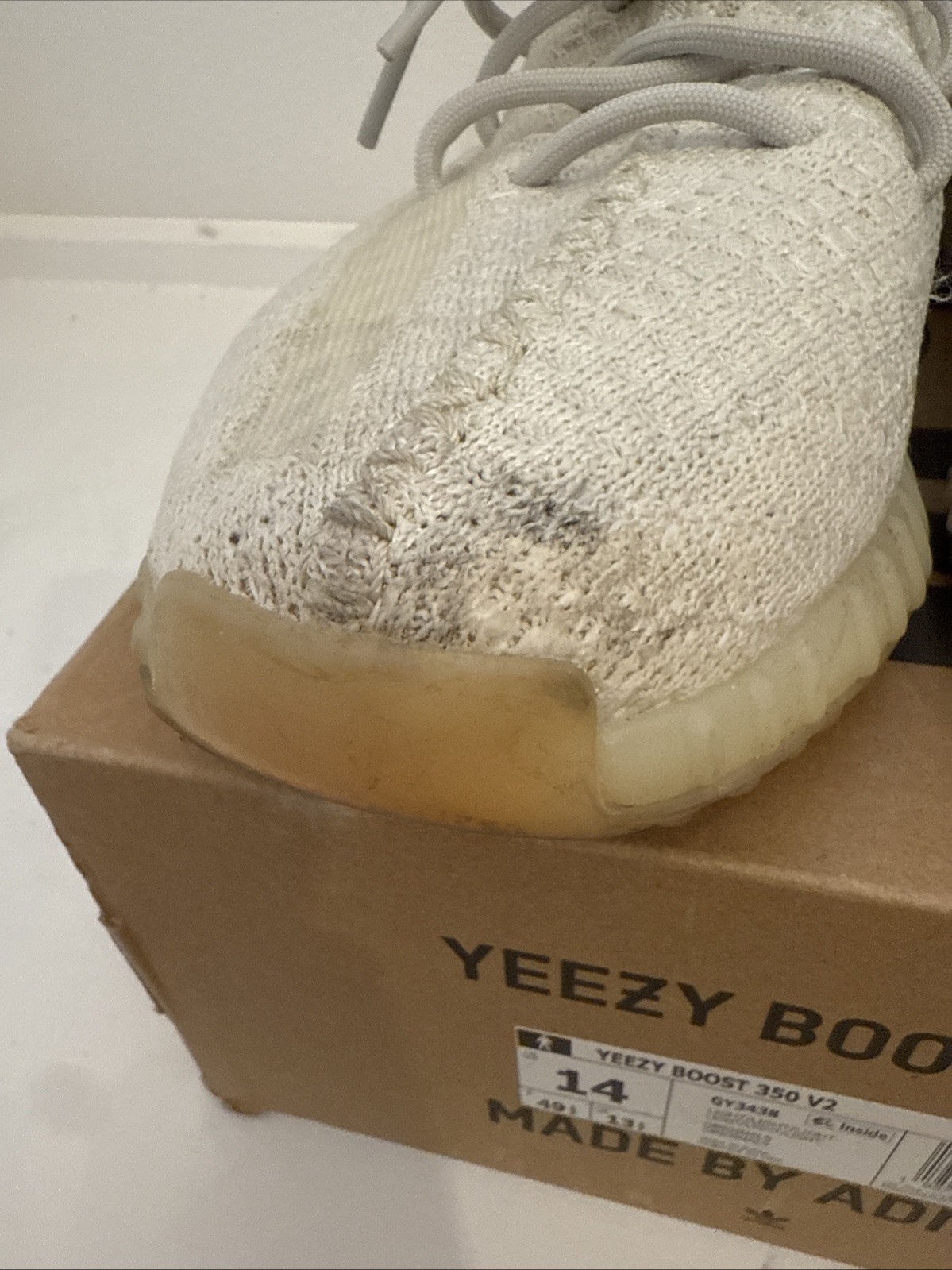 Adidas Yeezy Boost 350 V2 Men Size 13 “Light” 100% Authentic Ready To Ship!!!