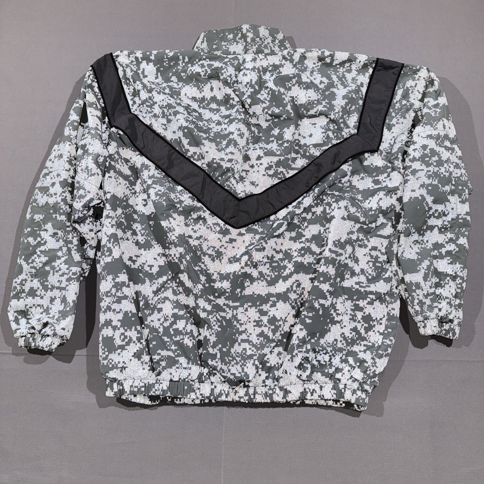 US ARMY DIGICAM PT JACKET ACU DIGITAL CAMO WINDBREAKER REFLECTIVE CAMOUFLAGE