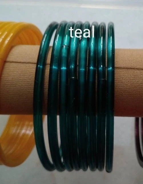 12 Peices Big Size 2-10 2-12 Plain Glass Indian Pakistani Bangles