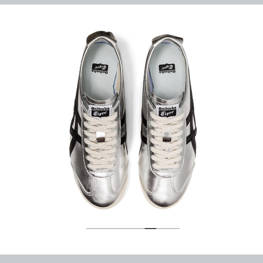 Onitsuka Tiger Mexico 66 PURE SILVER BLACK 1183C102 020 Sneakers From JAPAN NNT