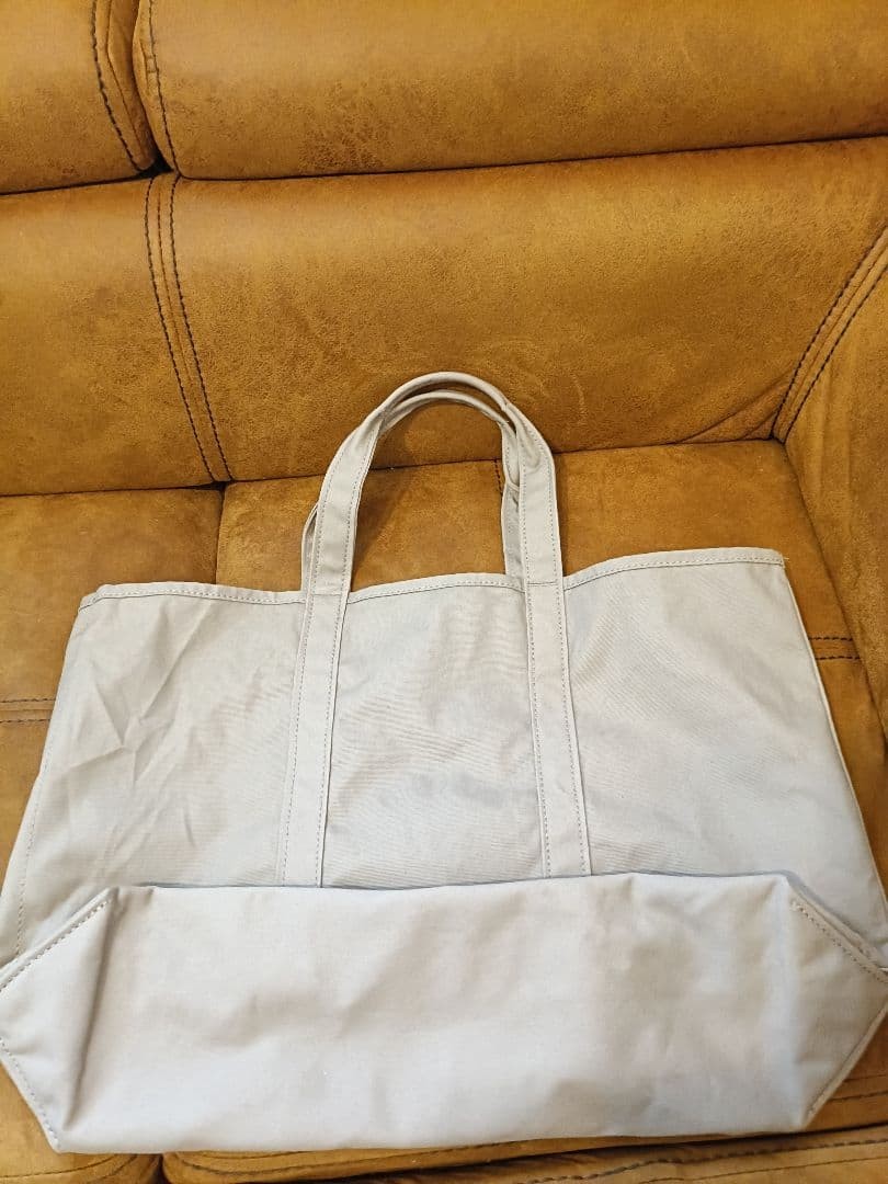 LLBean Limited Edition Washed Grocery Tote Bag, Light Shrink, Foldable