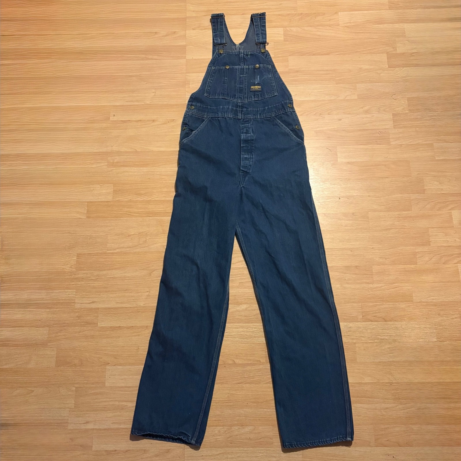Vtg 70s OshKosh B’gosh Vestbak Denim Overalls USA Vestbak UNION MADE