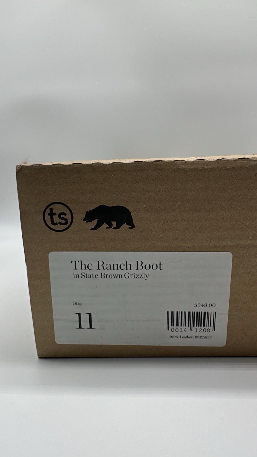Taylor Stitch Ranch Boot Waterproof Espresso Grizzly Leather Men’s Size 11 D NEW