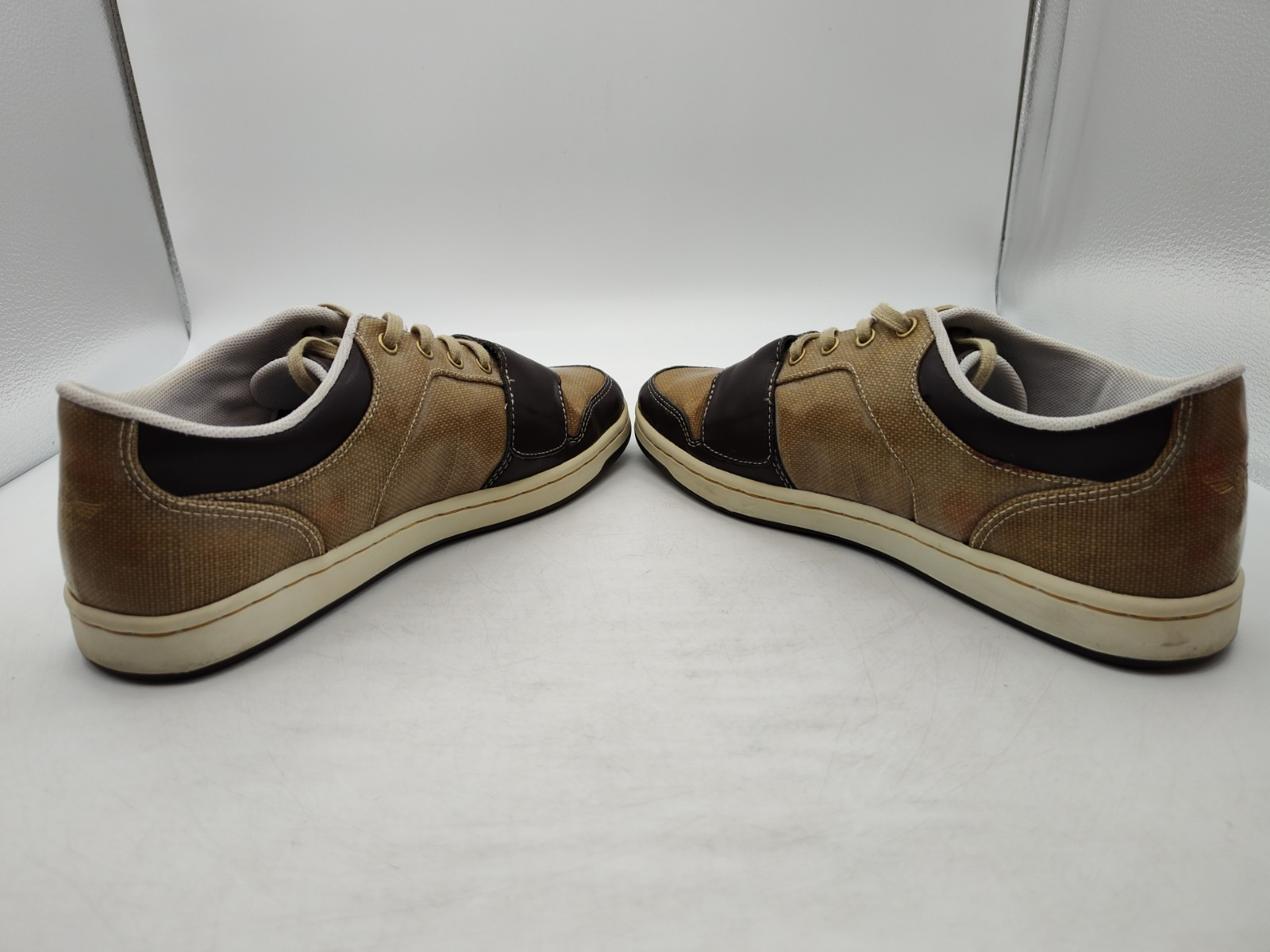 Creative Recreation-Cesario Lo Waxed-TAN & BROWN Shoes-CR4LO10-Men’s Size 8-NICE