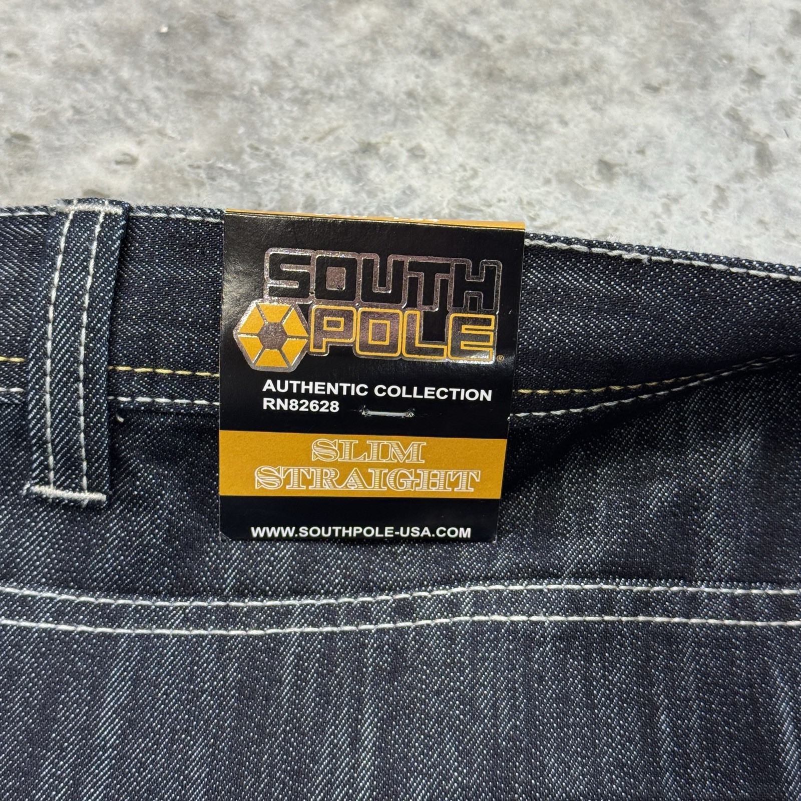Southpole Jeans mens 36 x 34 y2k baggy hip hop deadstock Indigo skater NWT 90s