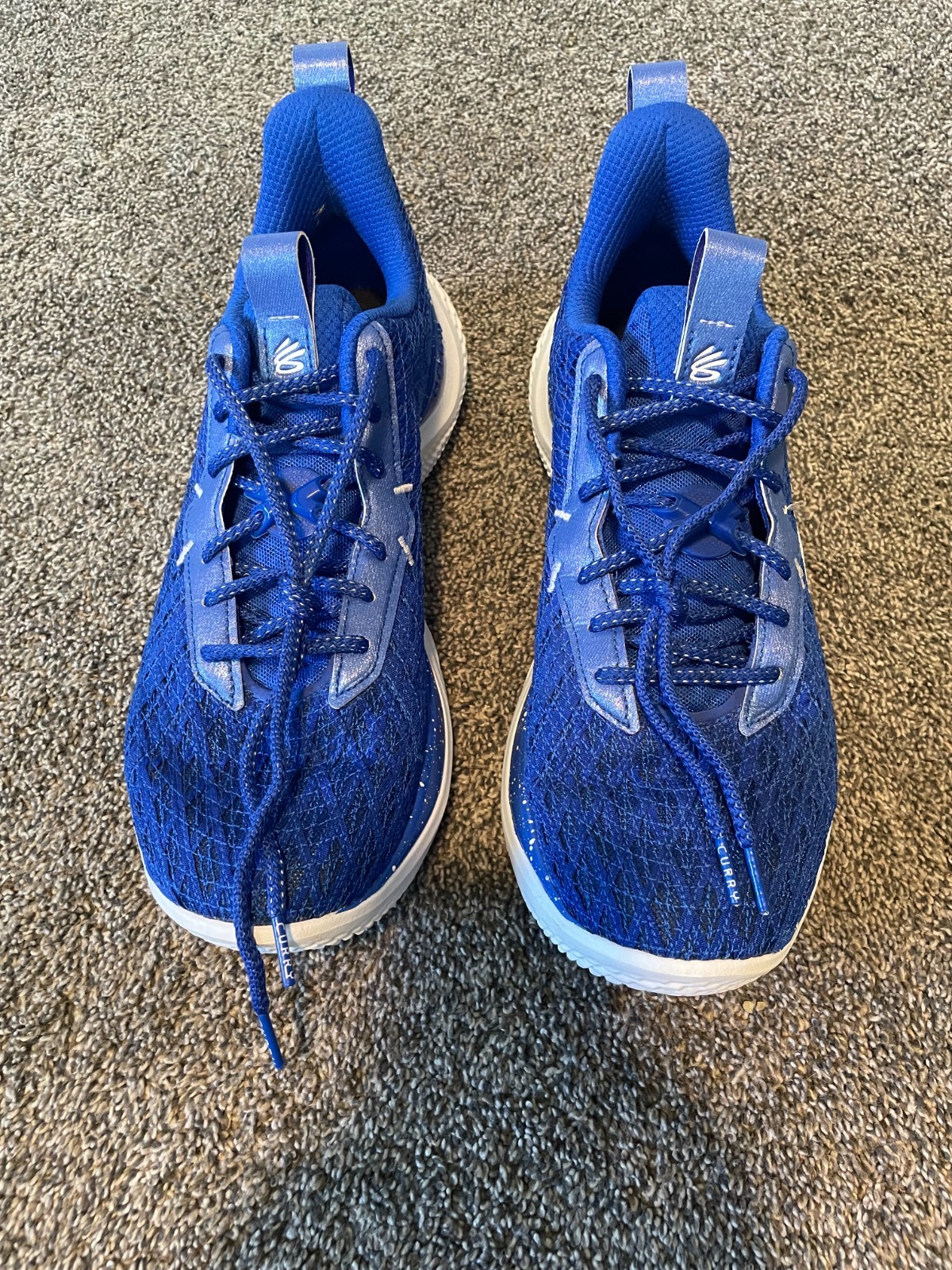 curry 10 flow team royal blue size 11.5