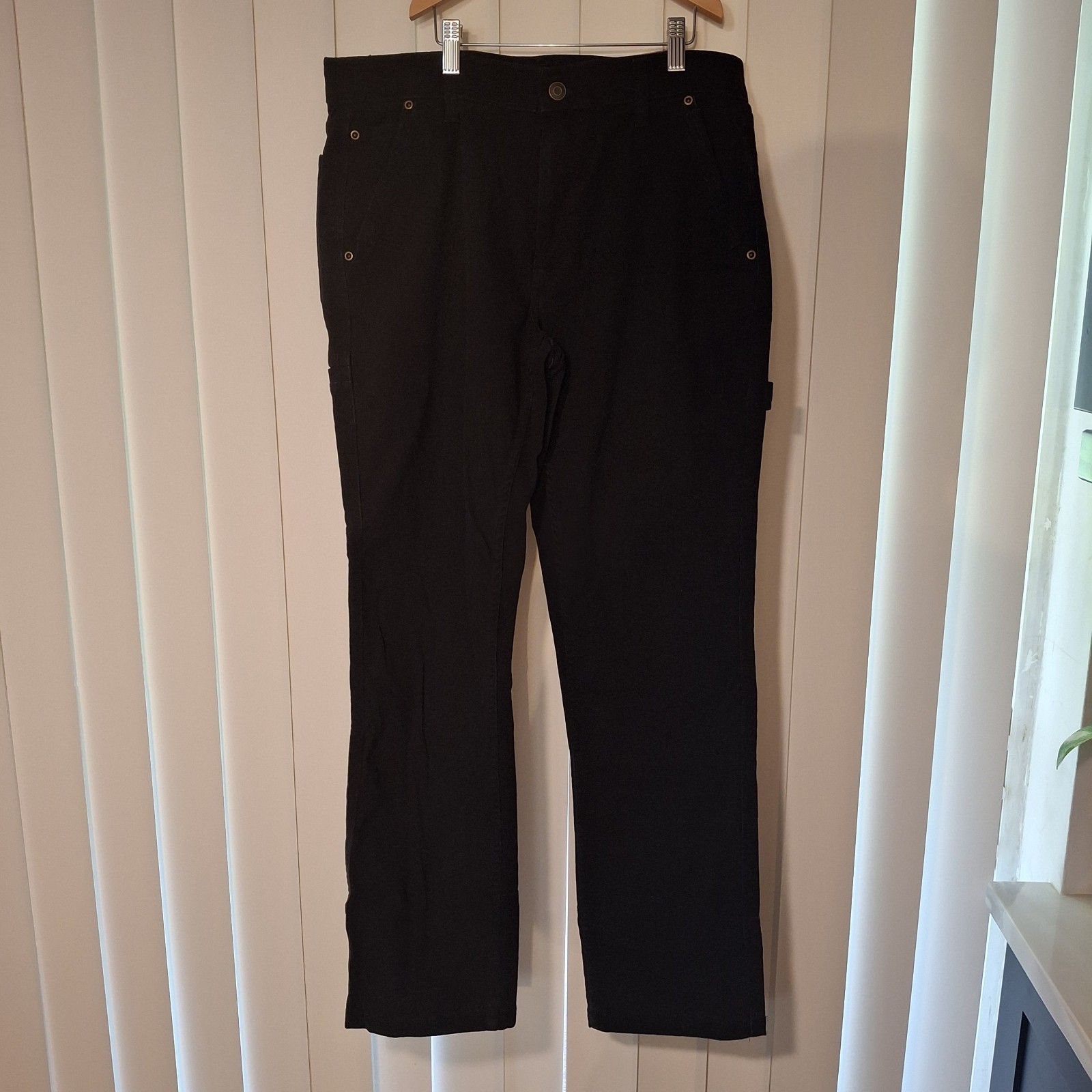 NWT Men’s Brahma Black Carpenter Canva Straight-Leg Pants 32×32.