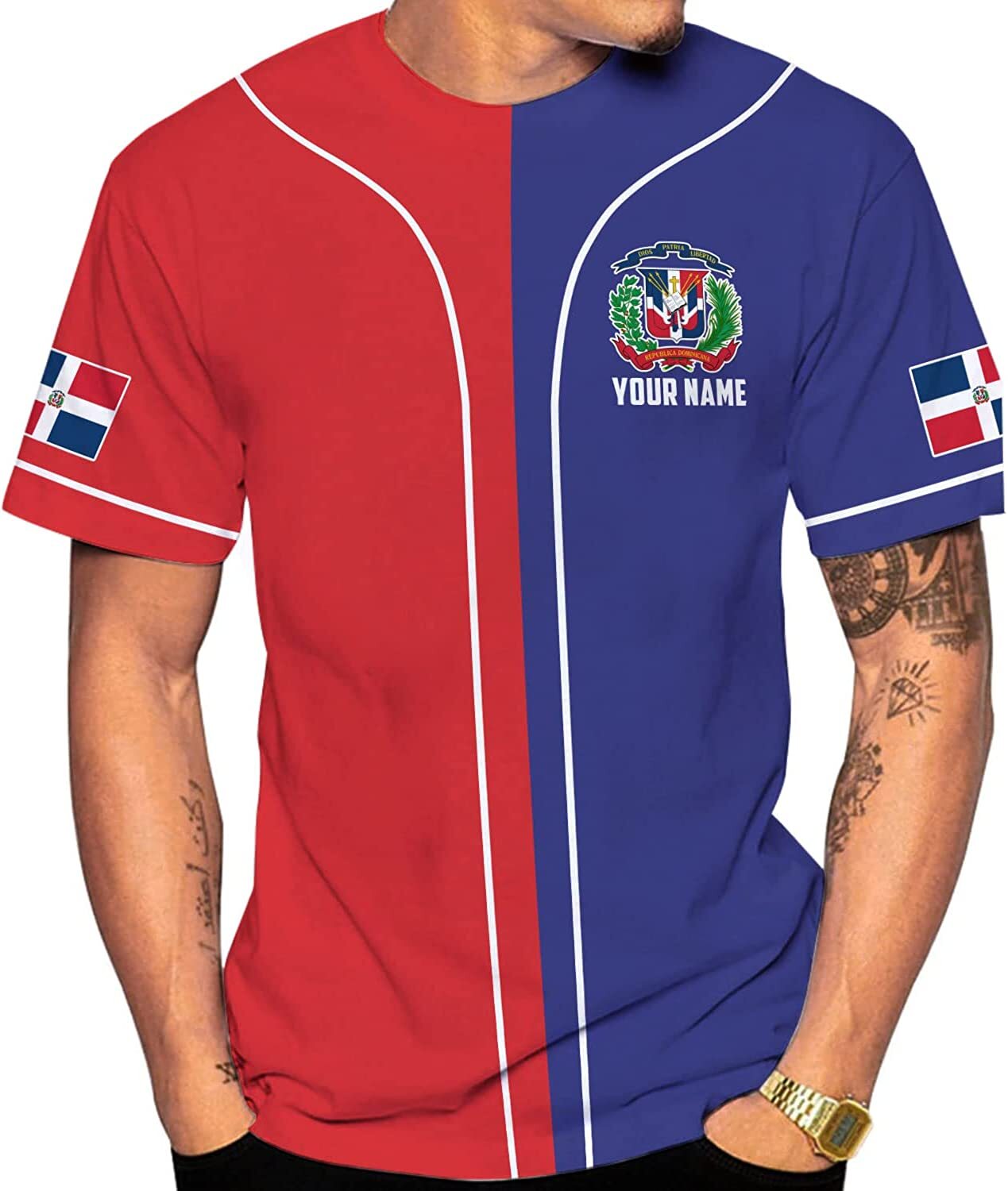 Personalized Dominican Republic Shirts 3D, Republica Dominicana Tshirt, Dominica