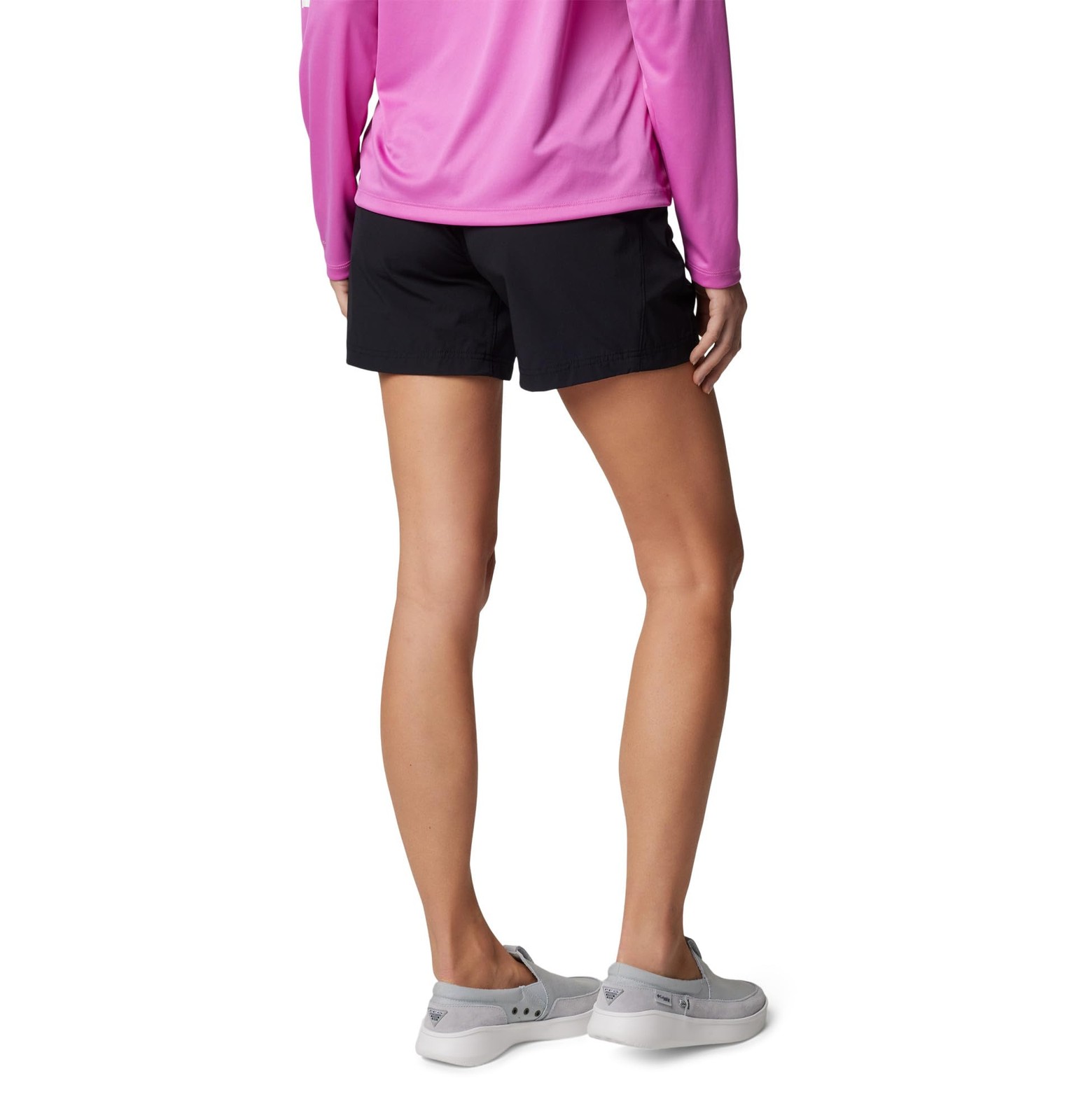 Columbia Women’s Coral Point III Short 14 Black UPF 50 Sun Protection