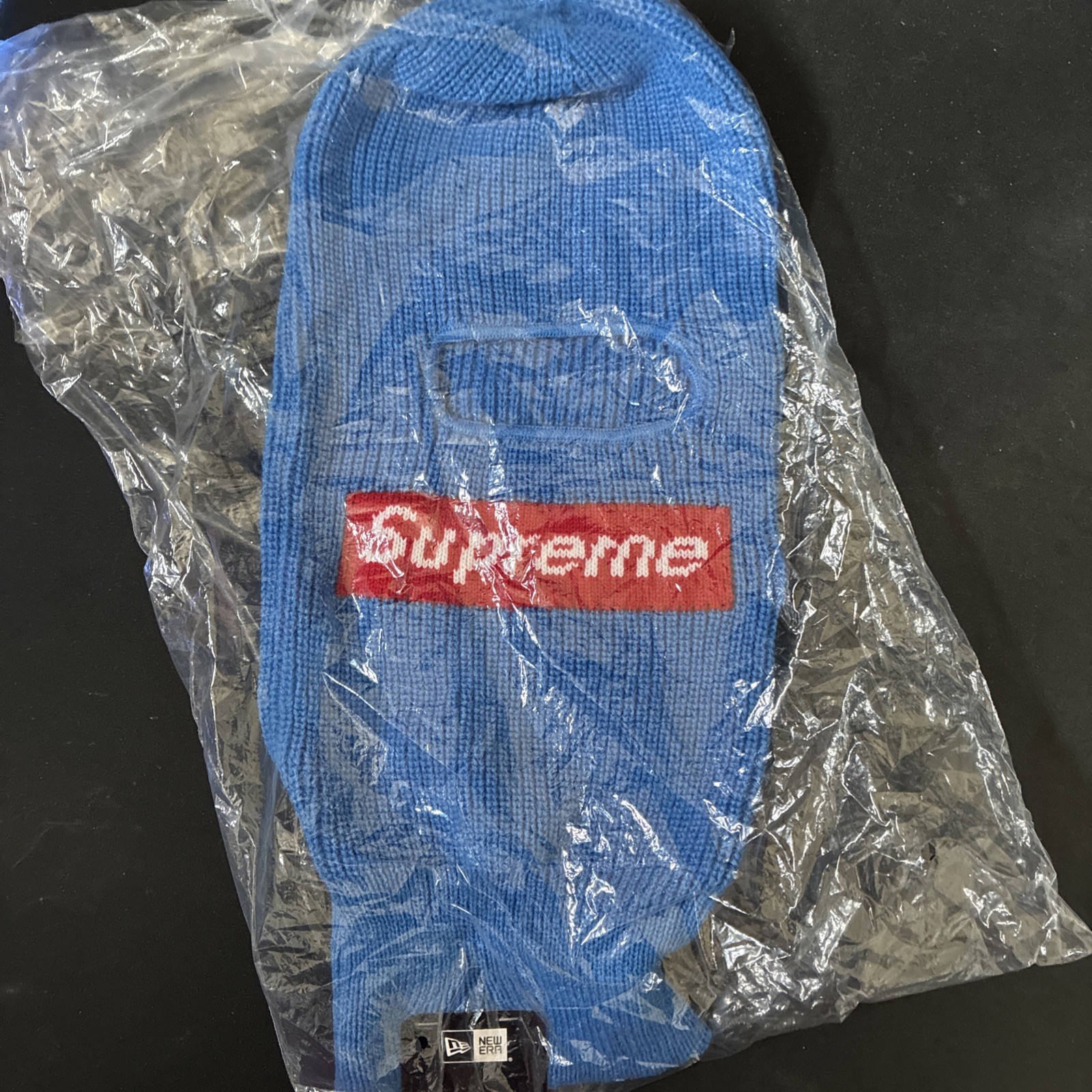 Supreme New Era Box Logo Balaclava FW22 Blue