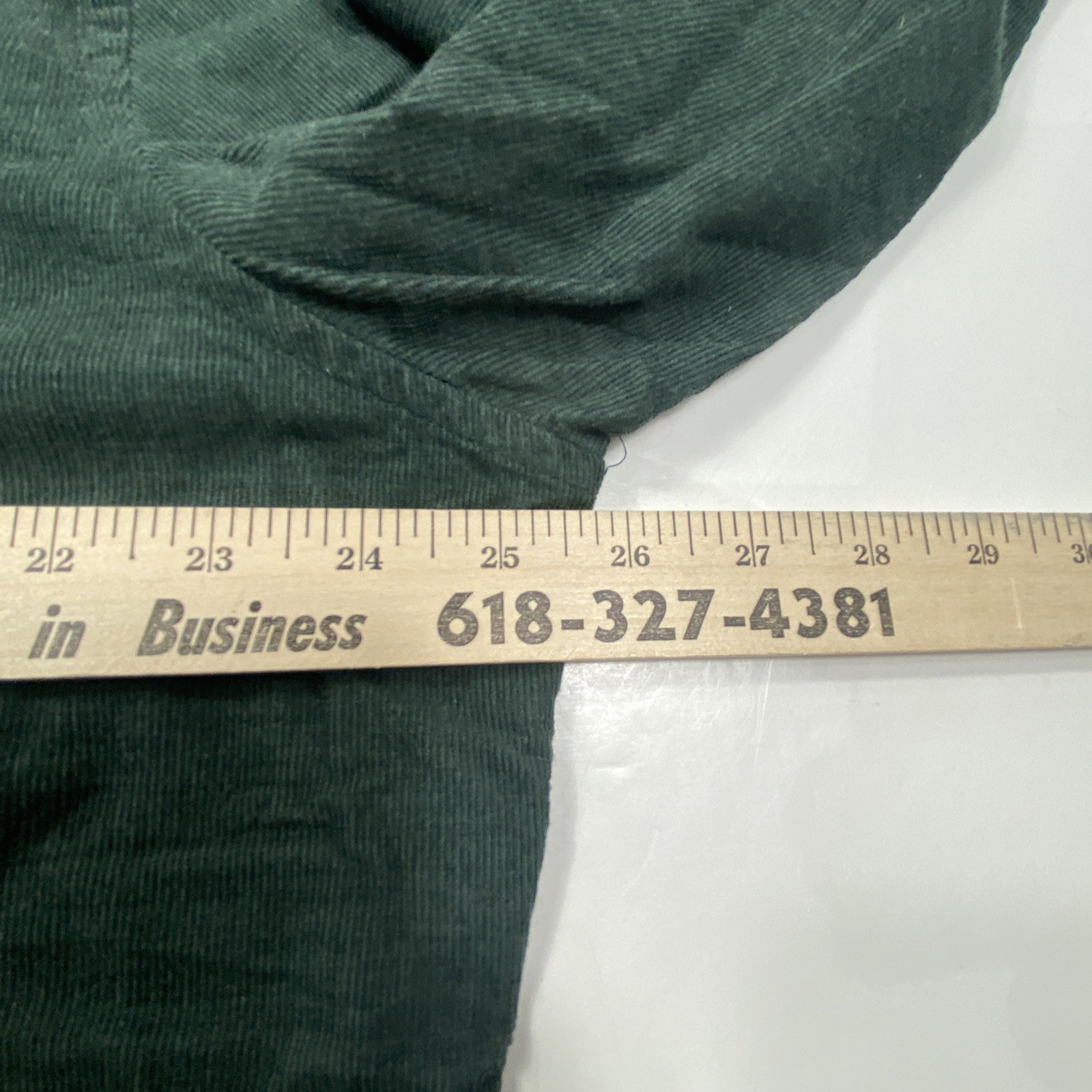 Taylor Stitch The Jack in Pine Heatherd Pincord Corduroy Button-up Shirt Mens 46