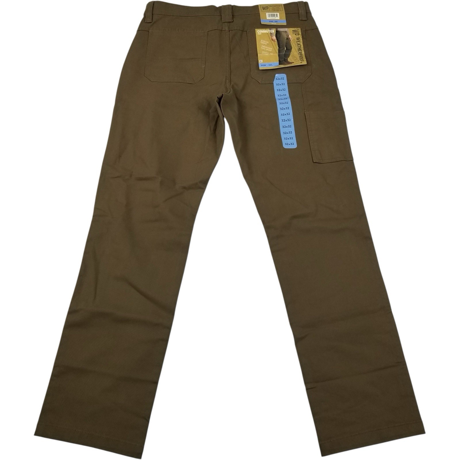 Weatherproof Men’s Brown Pants Stretch Fabric The Commuter Pants 32×32