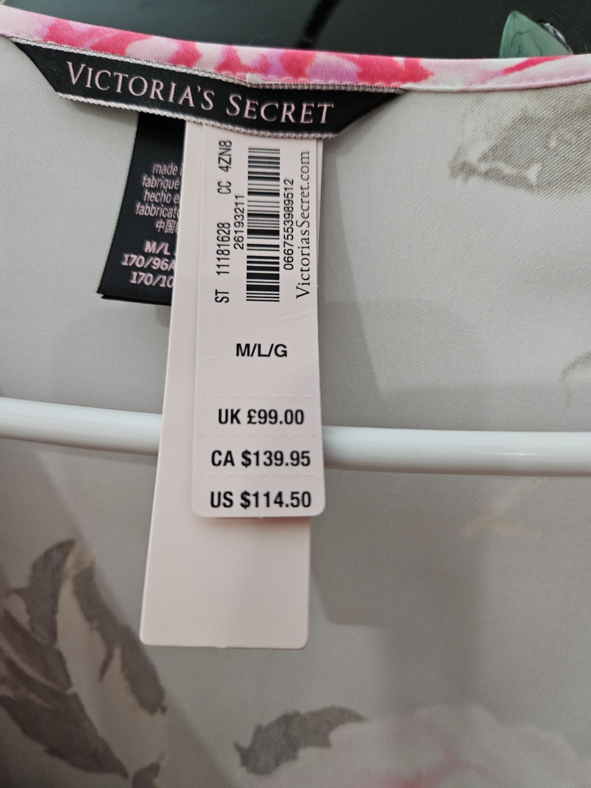 Victorias Secret Robe Chamisole Set With Fringe