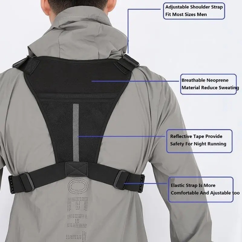 Sport Running Combat Chest Rig Bag Front Pouch Recon Kit Pack Protective Vest