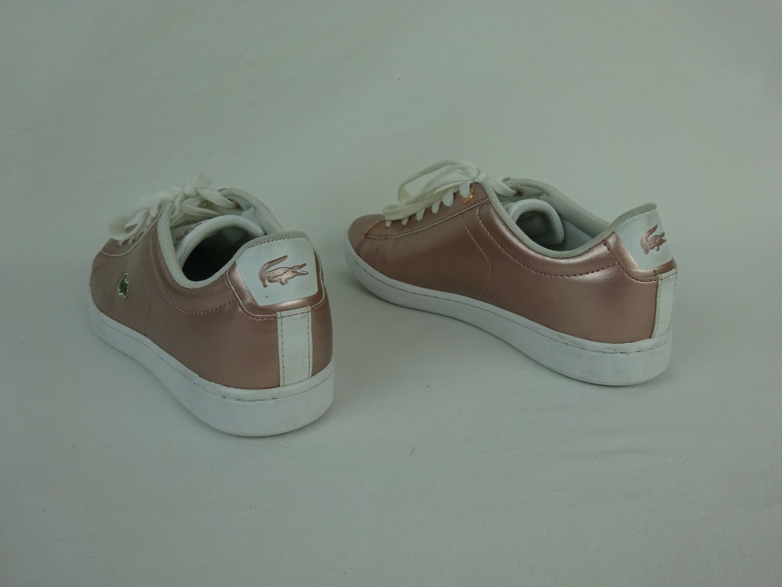 Lacoste Carnaby Evo 318-2 Metallic Pink Fashion Sneaker ~ EU Size 37