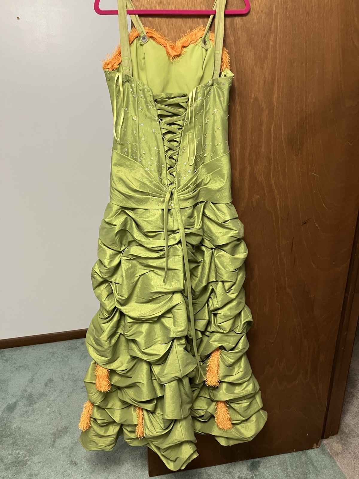 Mori Lee Green Bridesmaid Prom Dress Gown Size 12