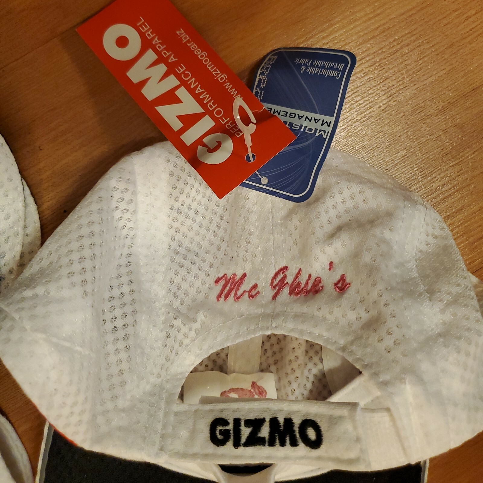 Gizmo Performance Biking Unisex Hat White Adjustable New