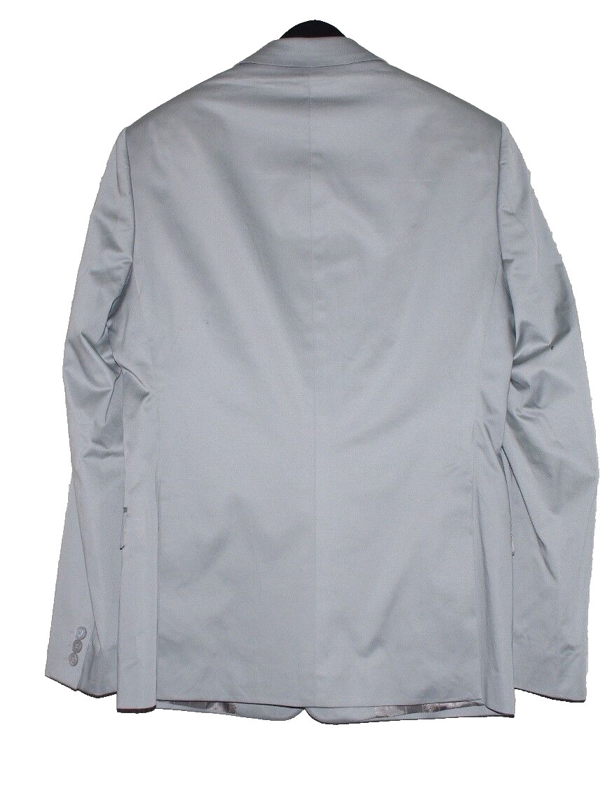 VERSACE COLLECTION Light Gray Wool Viscose 2 Button Vents Men Blazer Size:48