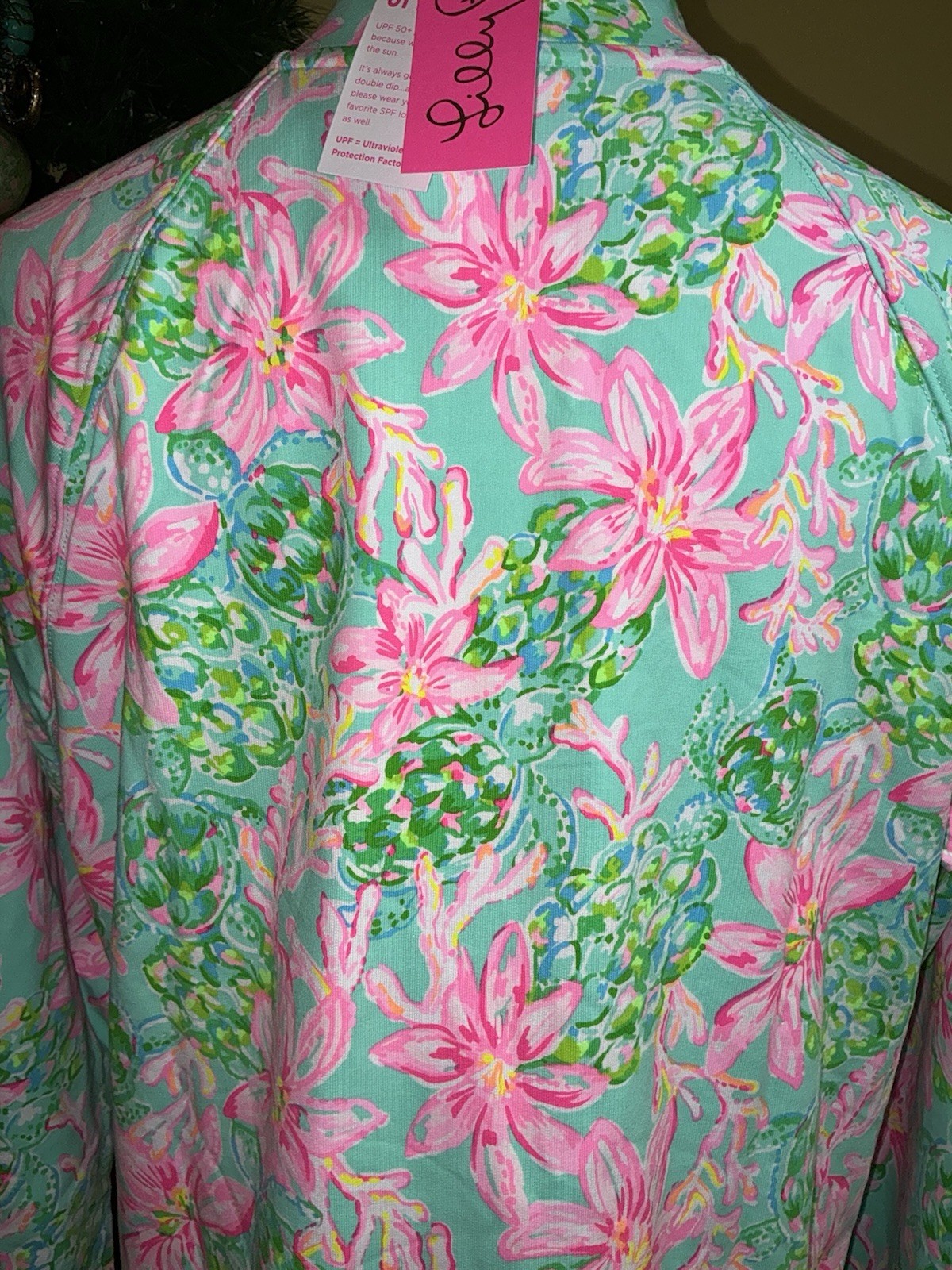 Lilly Pulitzer NWT UPF 50+ Skipper Popover So Shellegant Size L
