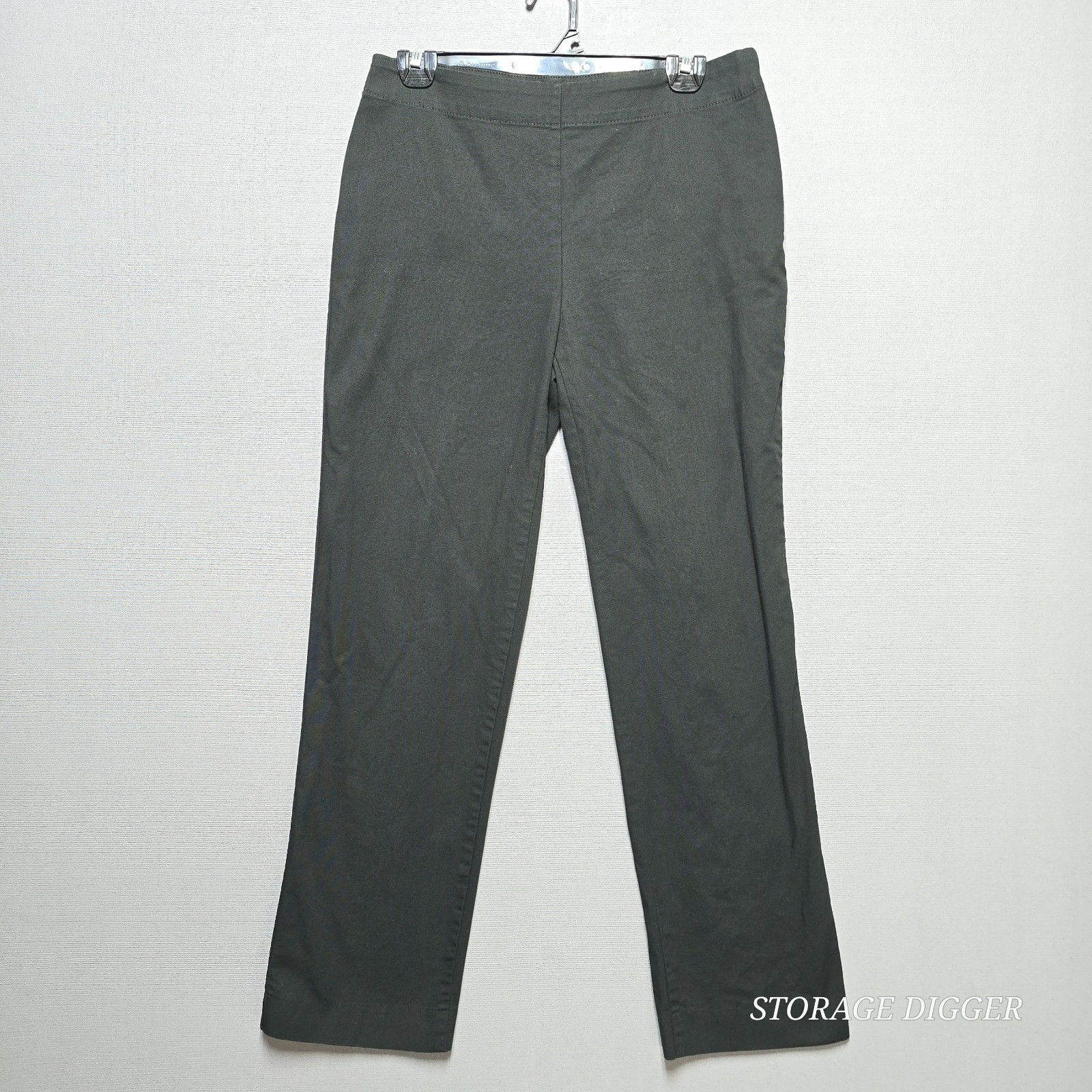 Talbots Women’s Black Classic Side Zip Straight Leg Mid Rise Pants Size 6