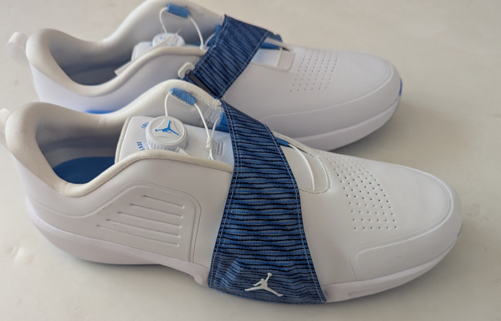 Nike Air Jordan Rev BOA Golf FV6338 101 man white/blue cleats sz 15 New Brand