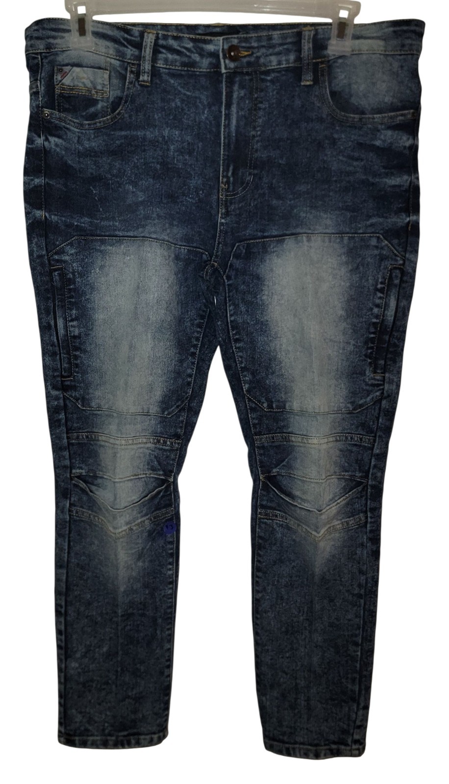 Y2k Southpole Sz 36 Mens Blue Distressed 90s Grunge Hip Hop Denim Jeans
