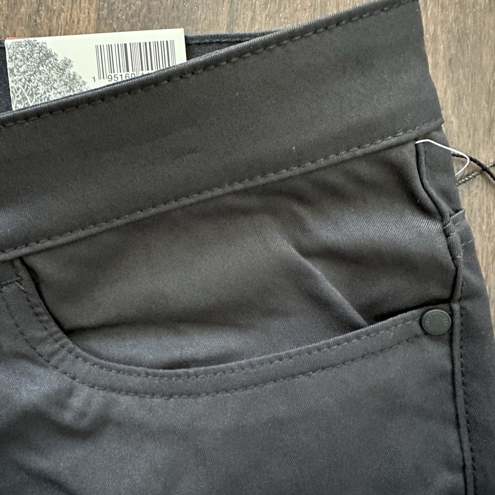 Copper & Oak NWT Men’s 38×30 5 Pocket Polyester Pants Black K5S842 NWT $75