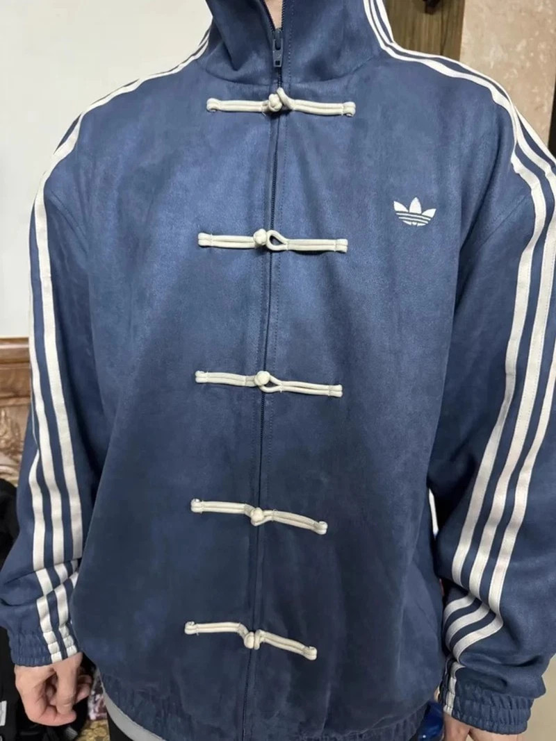 2026 New Adidas Originals Year Limite Chinese Stand Collar Casual Jacket
