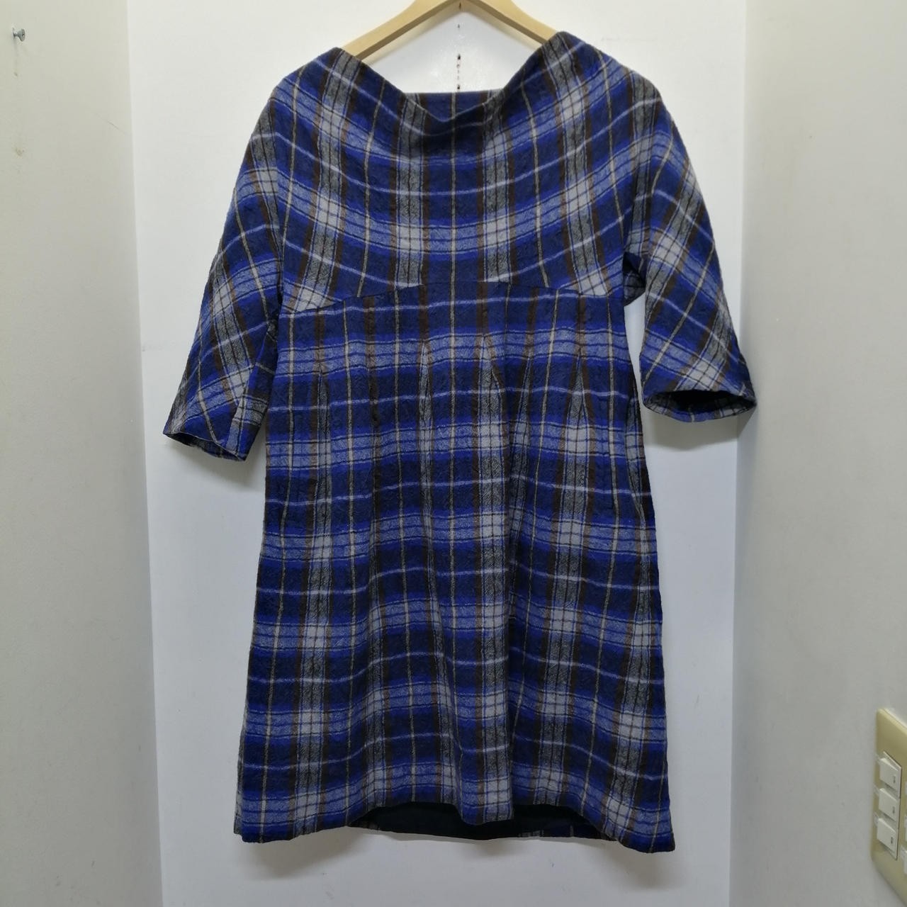 Haat Heart Check S/S Dress 2 Women’s Casual Tartan Cotton Size 2