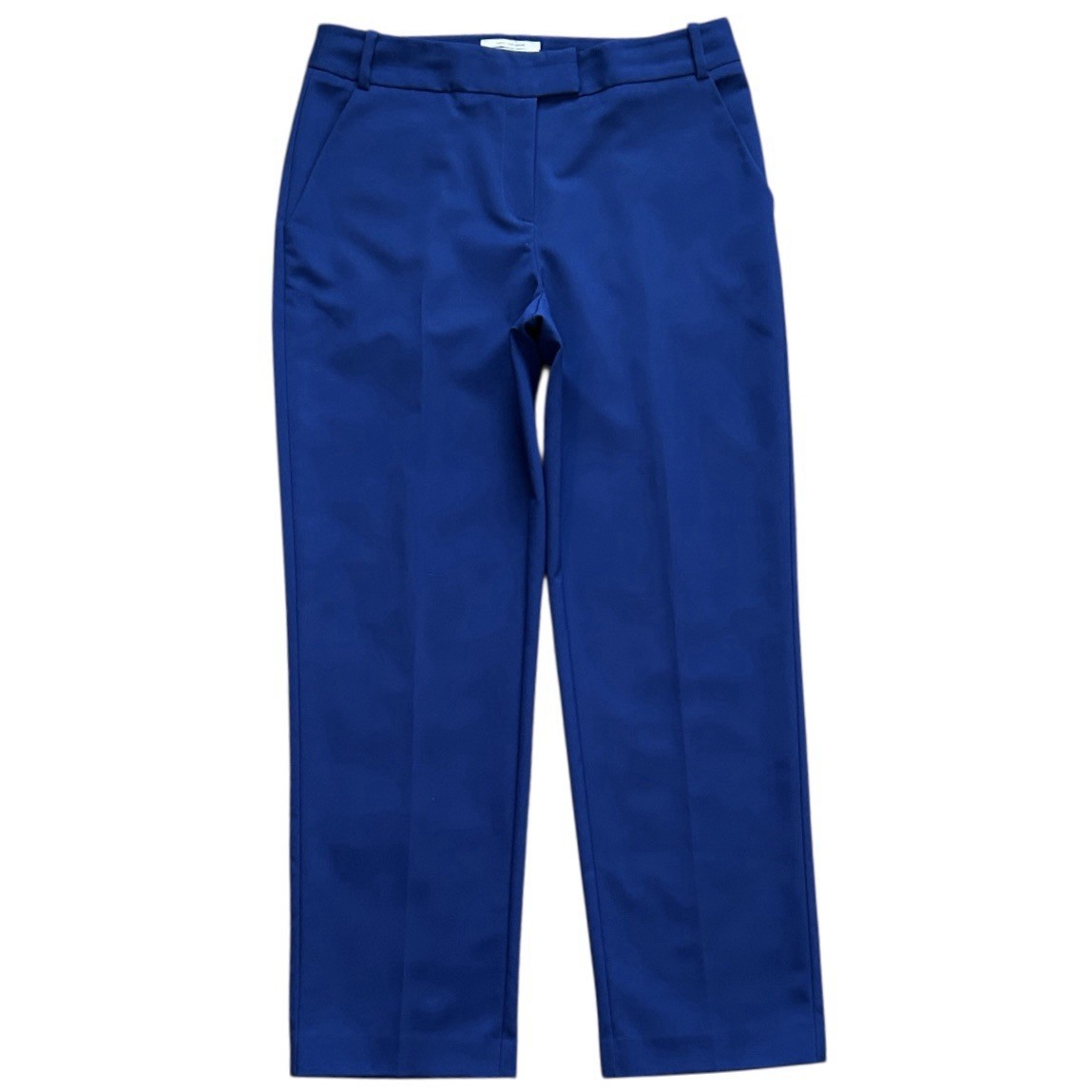 Veronika Maine Dress Pants Womens 8 Blue Stretch Tailored Career Preppy Academia