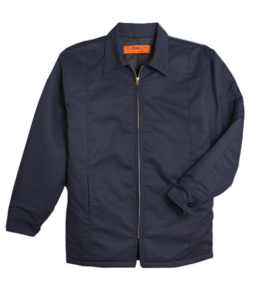 Work Jackets Used Uniform Cintas Unifirst Red Kap Insulated Lined Panel Coat