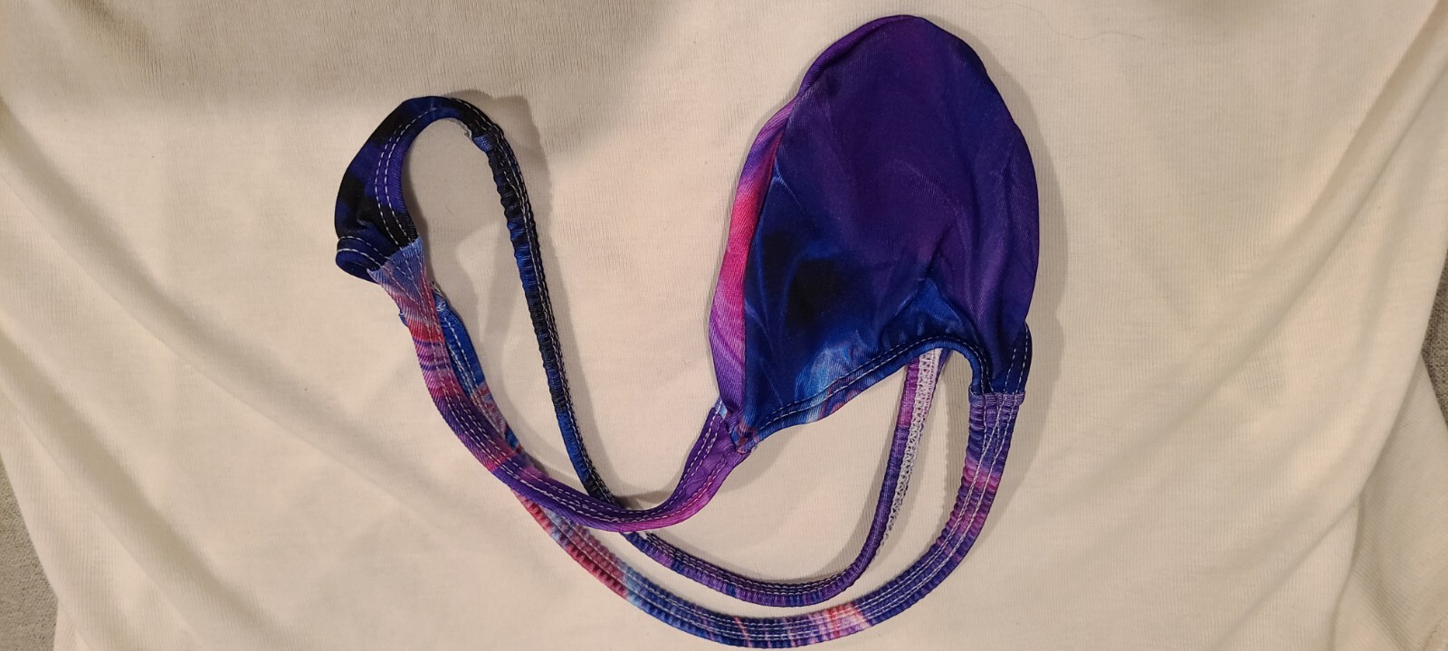 USA SELLER MENS SEXY BLUE/PURPLE SWIRL GRAPE SMUGGLERS MICRO THONG-(S/M 28-34)