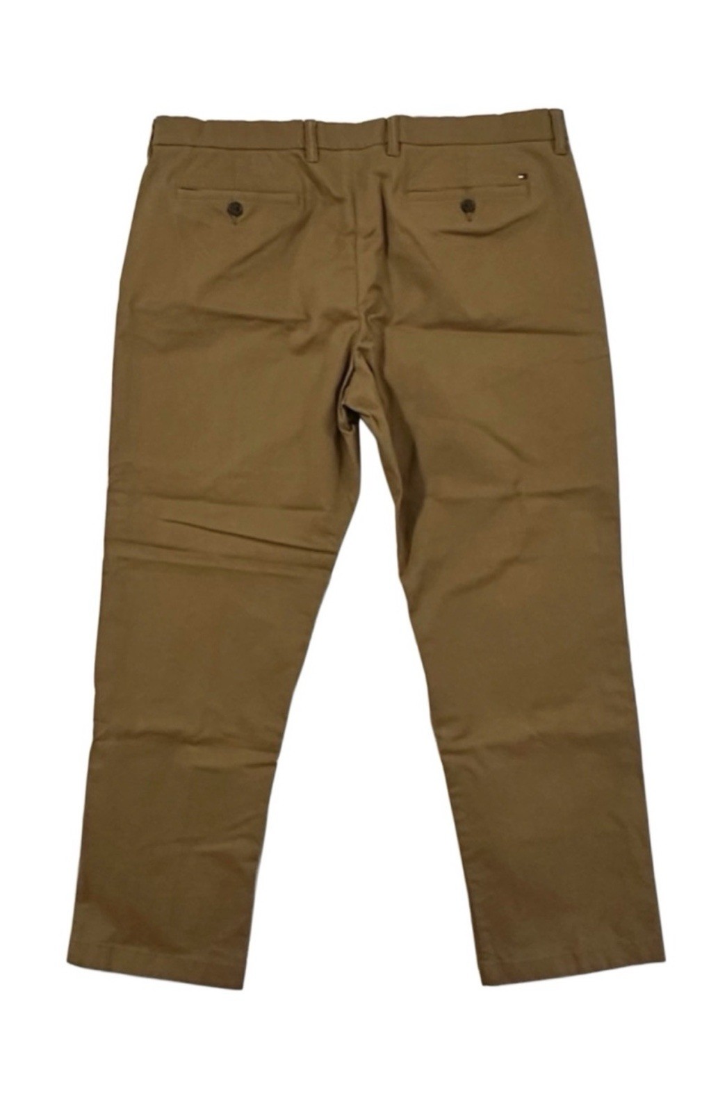 Tommy Hilfiger Chino Pants Men’s 36×30 Brown Stretch Flat Front 39 Waist